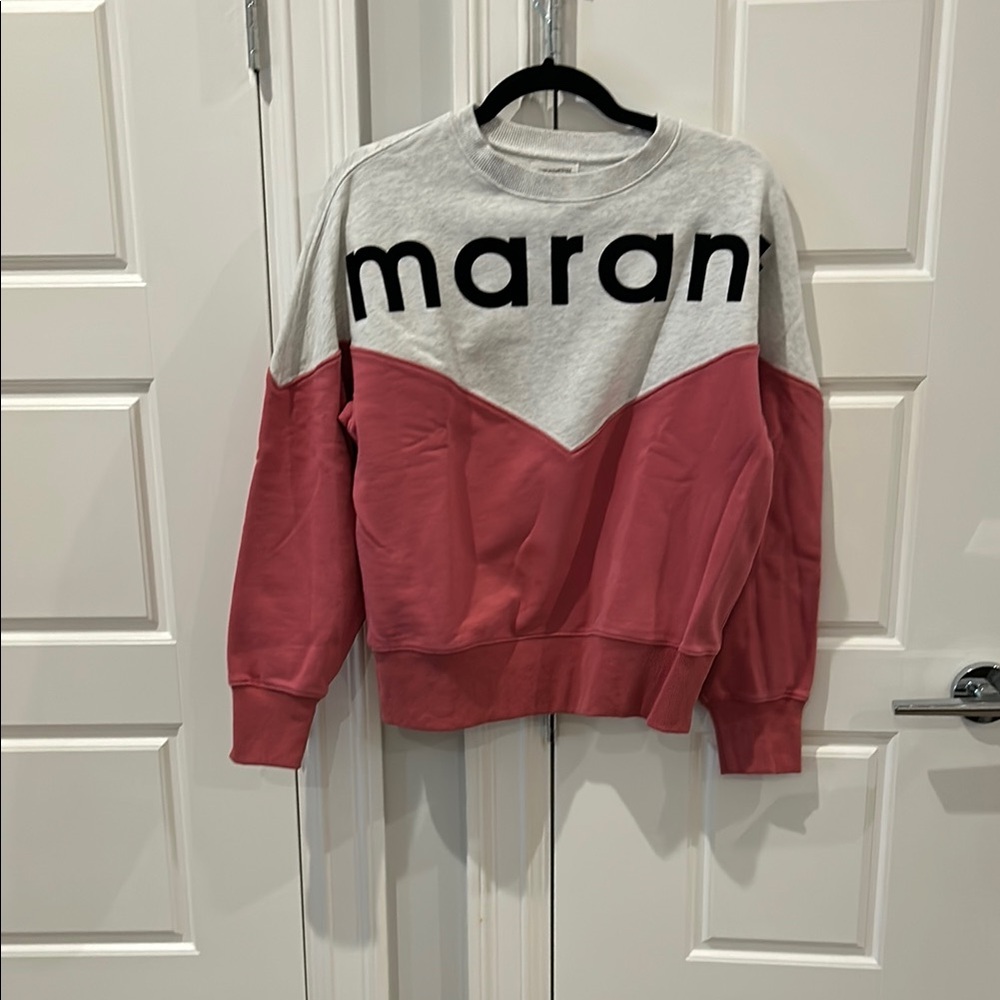 Isabel Marant Pink and Gray Sweater